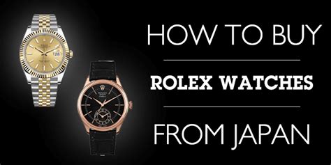 how to buy a rolex in japan